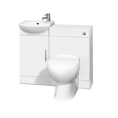 Nuie Mayford Sienna Cloakroom Furniture Pack with Tap