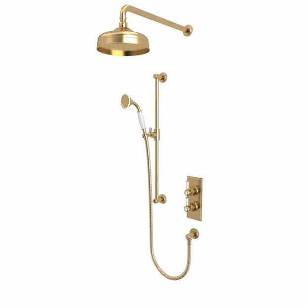 Tavistock Lansdown Dual Function Shower System With Riser Kit & Overhead Shower