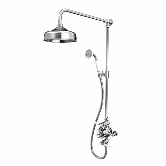 Tavistock Lansdown Dual Function Shower System With Overhead Shower & Handset