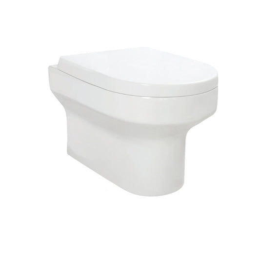 Scudo Spa Wall Hung Toilet WC - White