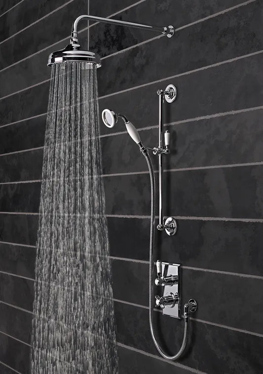 Tavistock Varsity Dual Function Shower System With Overhead Shower & Handset