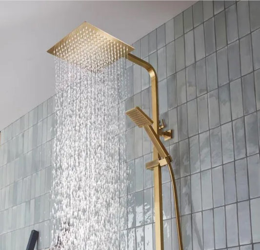 Tavistock Index Dual Function Shower System With Riser Kit & Overhead Shower