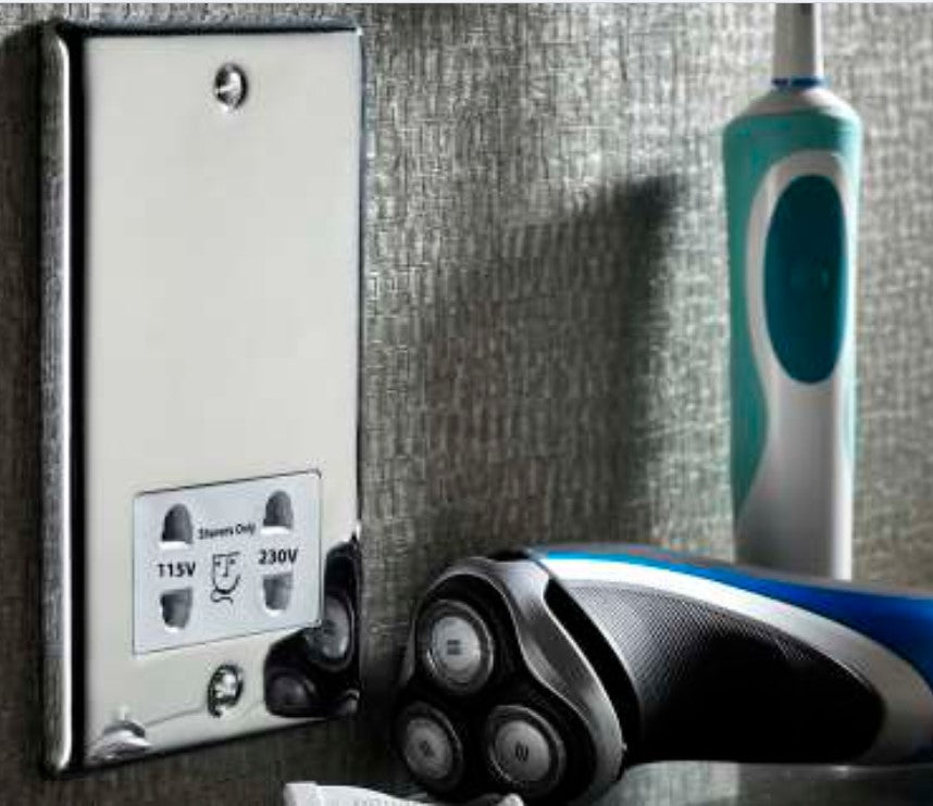 Sensio Electric shaver and toothbrushe socket