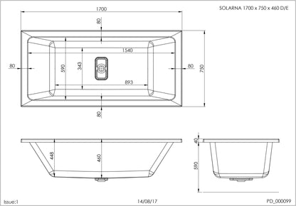 Trojan Solarna Double Endad Linear Bath