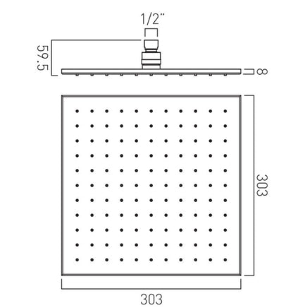 Vado Tablet Notion - 3 Outlet Thermostatic Shower Set