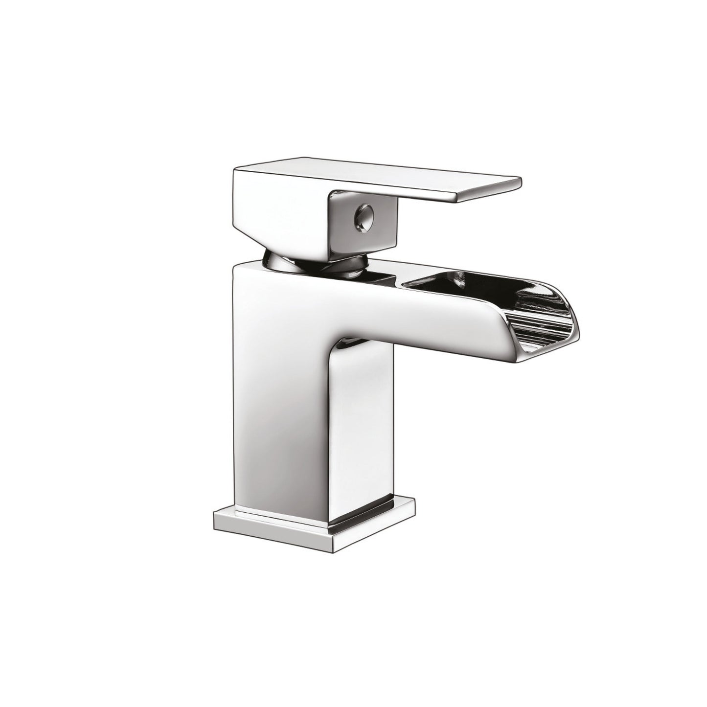 Scudo Victoria Mini Mono Deck Mounted Basin Tap w/ Waste - Chrome