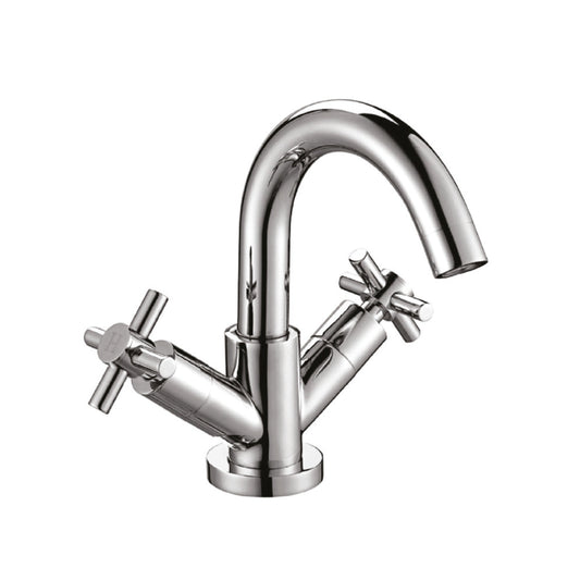 Scudo Kross Mono Deck Mounted Basin Tap w/ Waste - Chrome