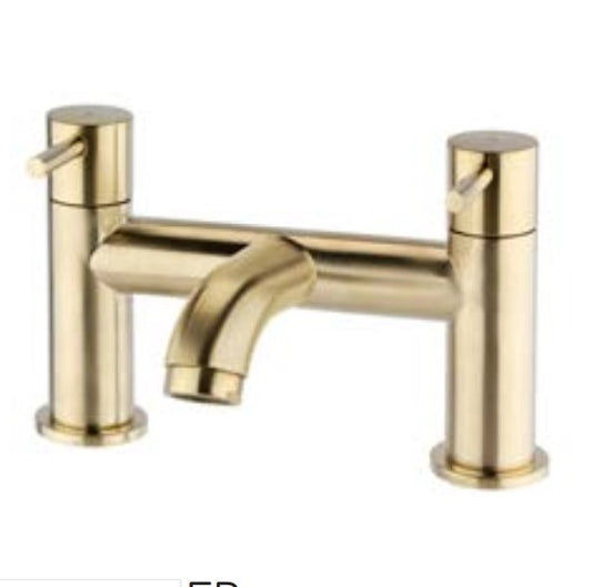 Kartell Ottone Bath Filler Brushed Brass