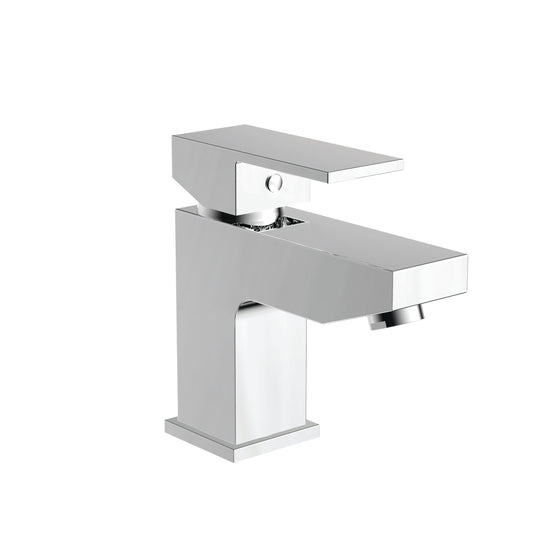 Scudo Lanza Mono Deck Mounted Basin Tap w/ Waste - Chrome