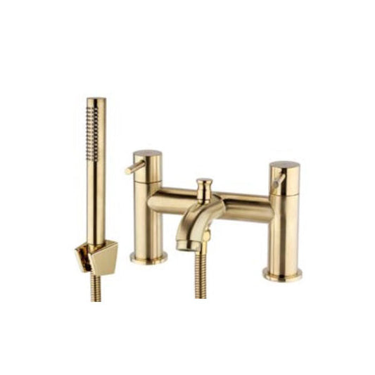 Kartell Ottone Bath Shower Mixer Brushed Brass