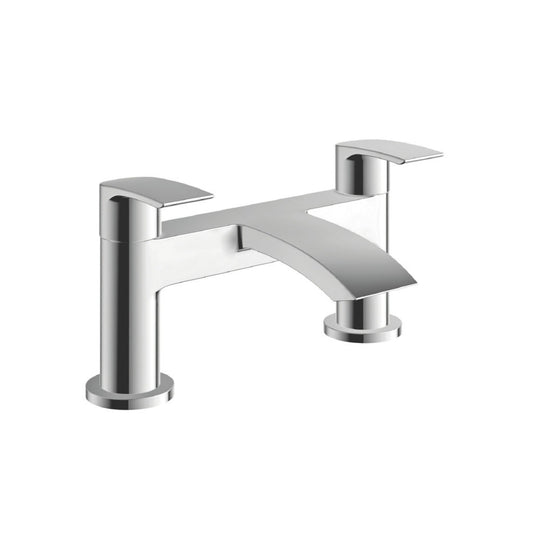 Scudo Belini 2 Tap Hole Deck Mounted Bath Filler - Chrome