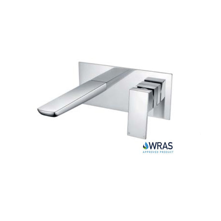 Scudo Muro 2 Tap Hole Wall Mounted Bath Mixer/Filler