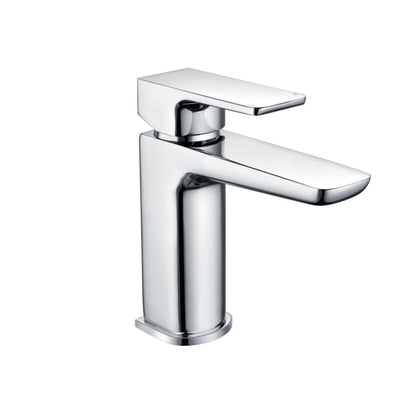 Scudo Muro  Mini Mono Deck Mounted Basin Tap w/ Waste - Chrome