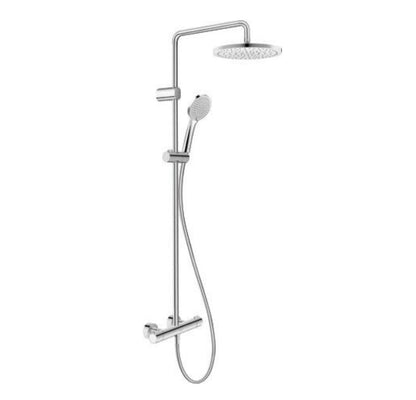 Duravit Thermostatic Bar Shower Kit with Fixed Shower Head & Handset