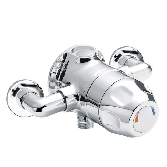 Nuie Commercial Exposed Sequential Thermostatic Shower Valve