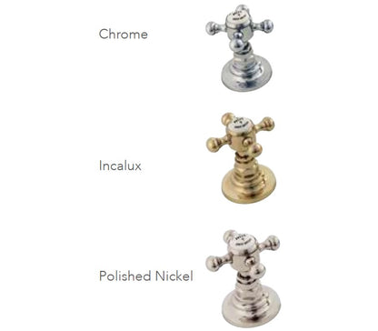 Silverdale Victorian Cloakroom Basin Pillar Taps