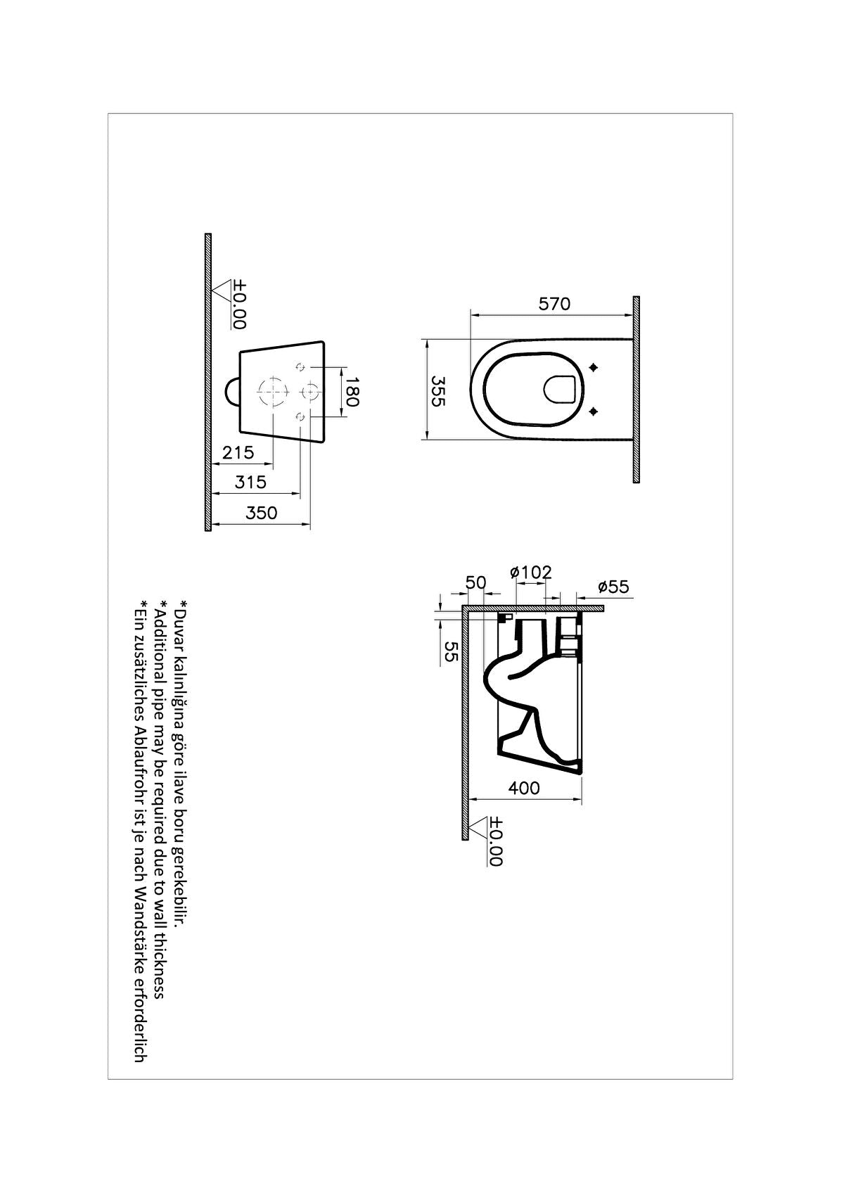 Vitra Nest Wall-Hung WC