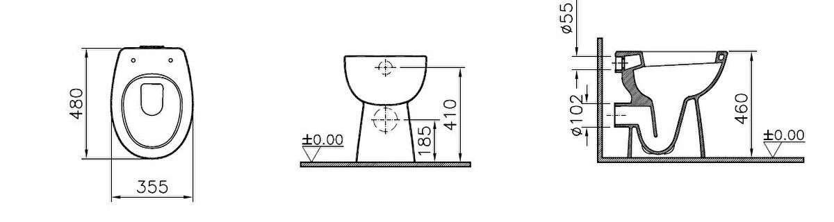 Vitra Conforma Floorstanding WC