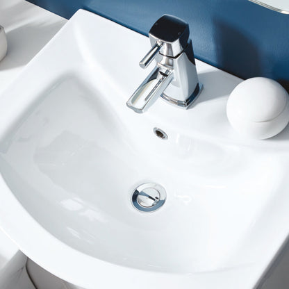 Scudo Swivel Top Slotted Basin Waste - Chrome