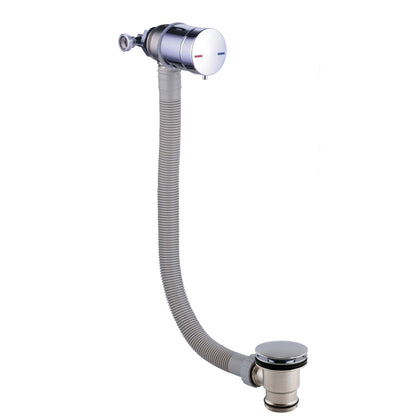 Scudo Controls Water Flow and Temperature Bath Filler & Overflow sprung Bath Waste