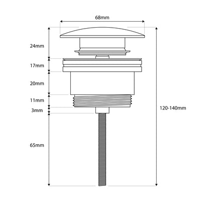 Scudo Universal Basin Waste