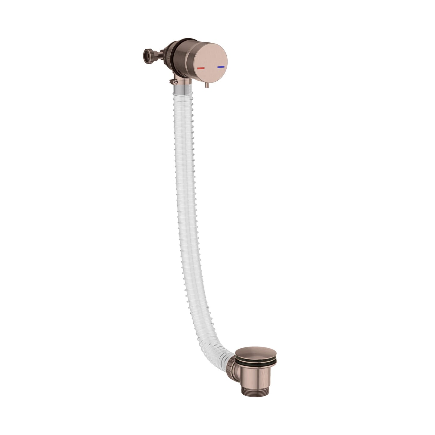 Scudo Controls Water Flow and Temperature Bath Filler & Overflow sprung Bath Waste