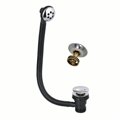 Scudo Square Sprung Bath Waste - Chrome