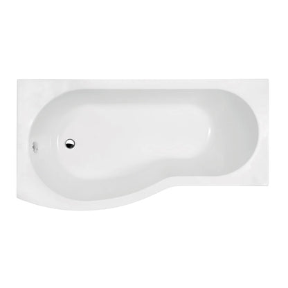 Nuie B Style Shower Bath with optional Curved Shower Screen