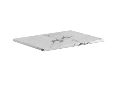 Scudo Aubrey 610mm x 465mm x 12mm Worktop - Carrara