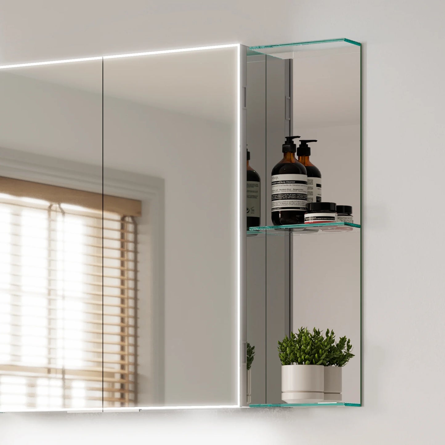 HiB Isoe LED illumination Mirror Cabinet