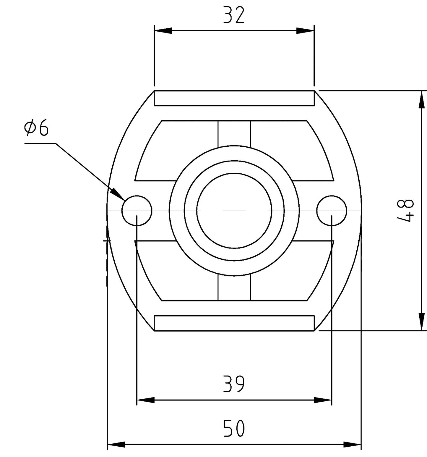 Nuie Fast-Fit Bracket for Bar Thermostats