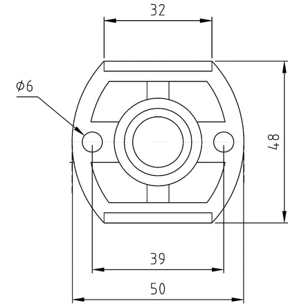 Nuie Fast-Fit Bracket for Bar Thermostats