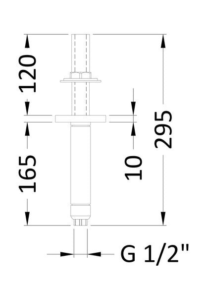 Hudson Reed Square and Slim Shower Head and Arms