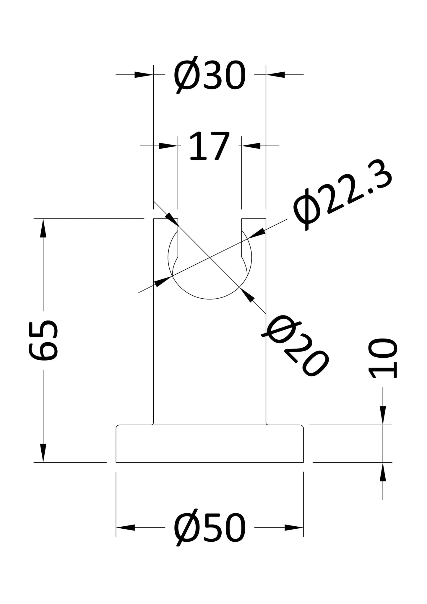 Hudson Reed Luxury Bracket