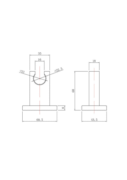 Hudson Reed Wall Brackets