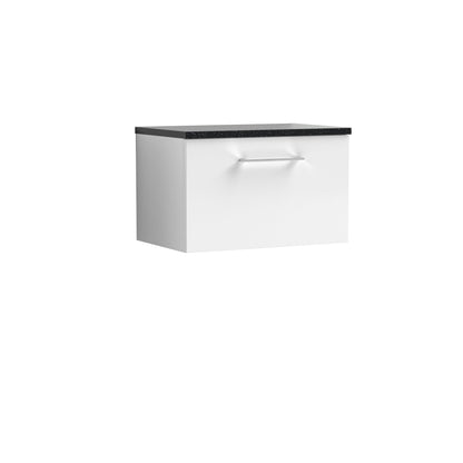 Nuie Arno 600mm Wall Hung 1 Drawer Vanity & Basin/worktop