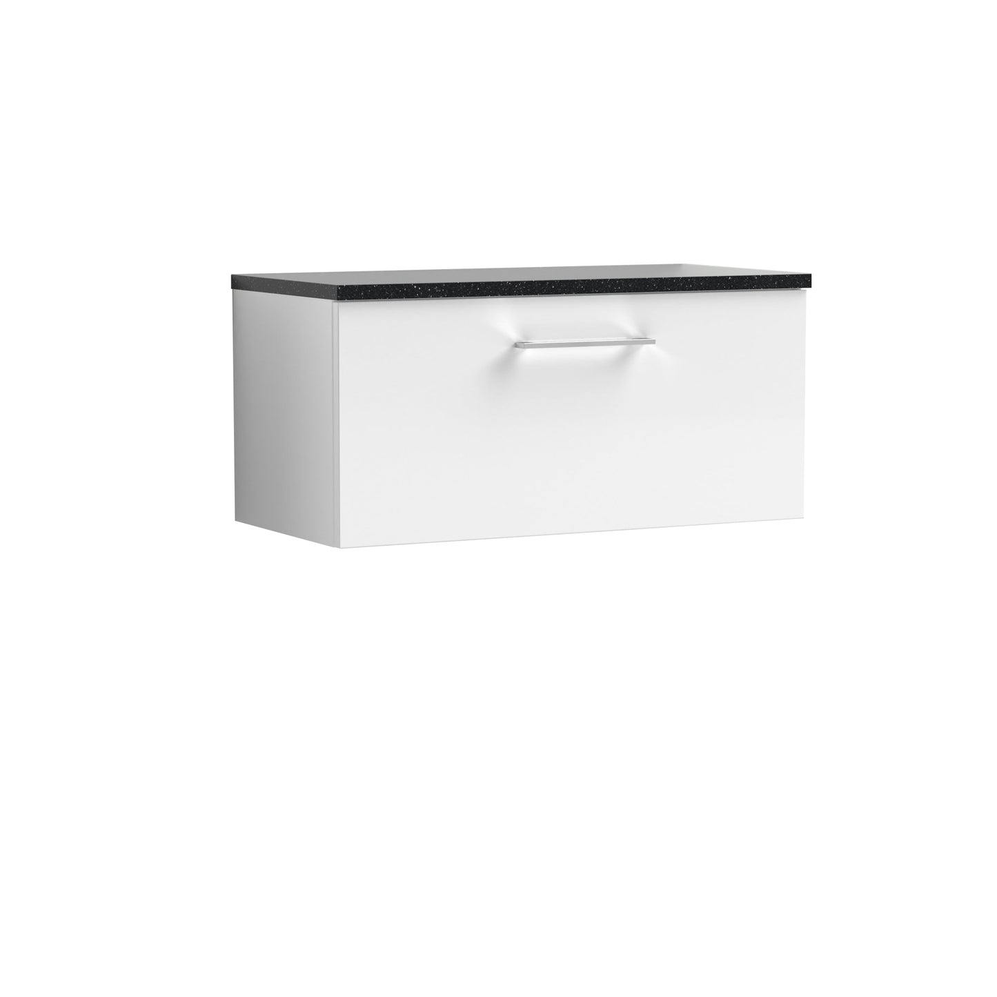 Nuie Arno 800mm Wall Hung 1 Drawer Vanity & Basin/worktop