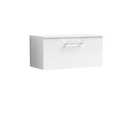 Nuie Arno 800mm Wall Hung 1 Drawer Vanity & Basin/worktop