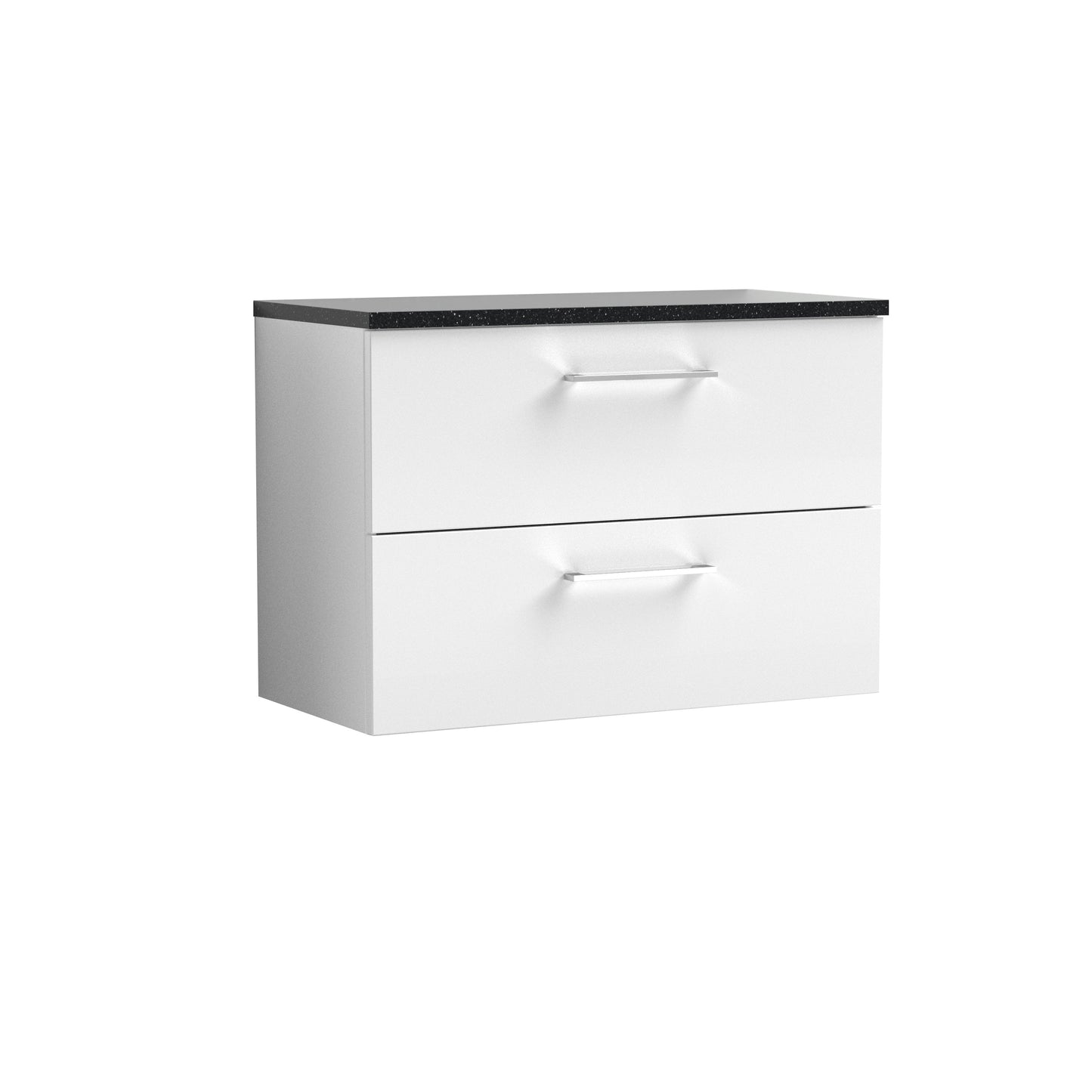 Nuie Arno 800mm Wall Hung 2 Drawer Vanity & Basin/worktop