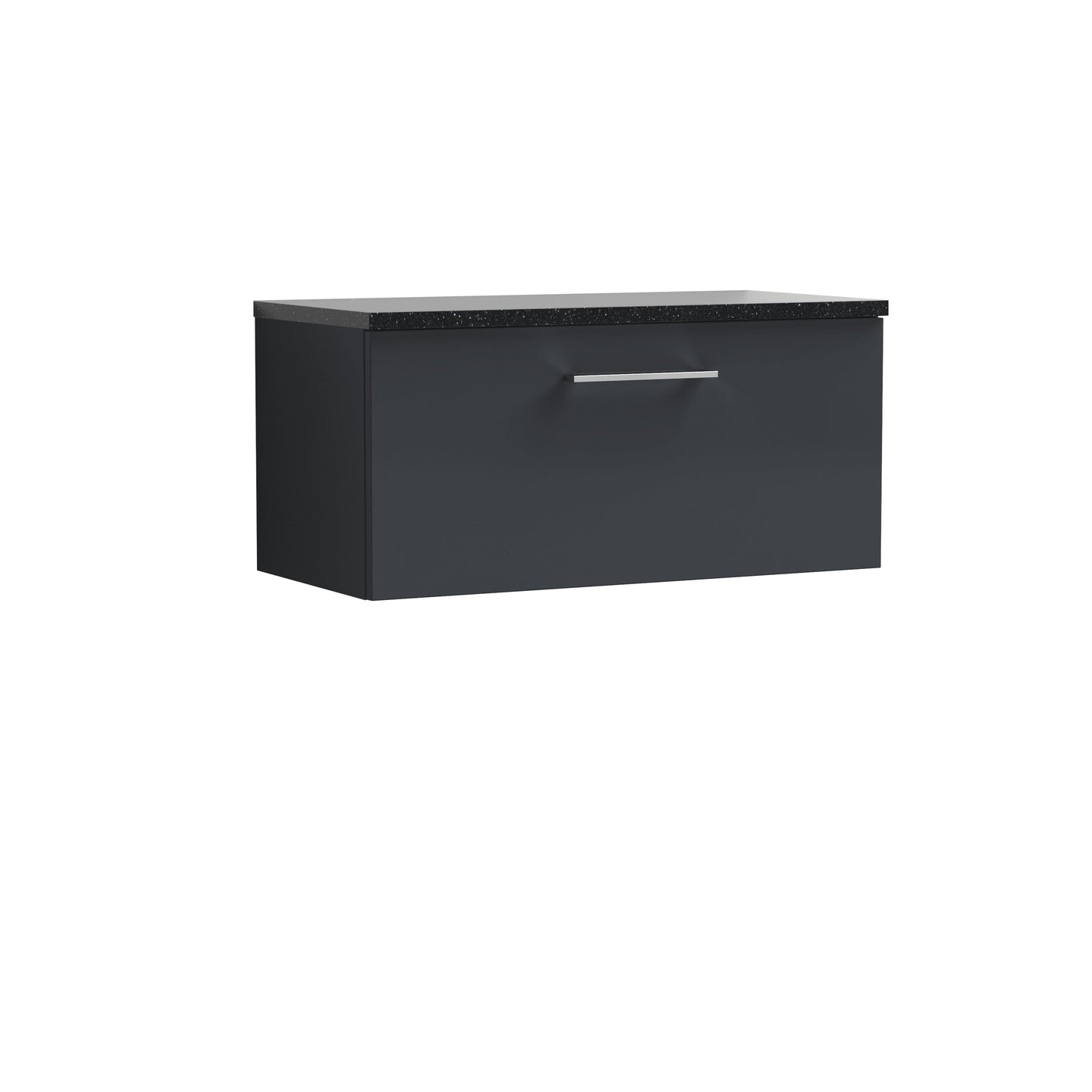 Nuie Arno 800mm Wall Hung 1 Drawer Vanity & Basin/worktop