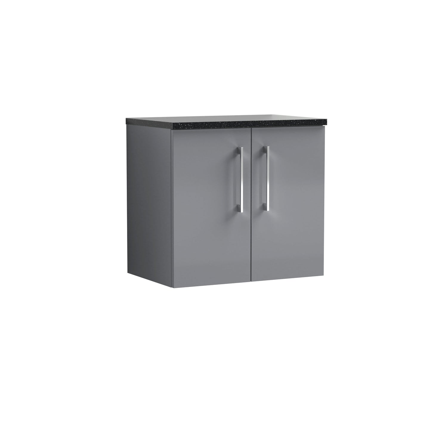 Nuie Arno 600mm Wall Hung 2 Door Vanity & Basin/Worktop