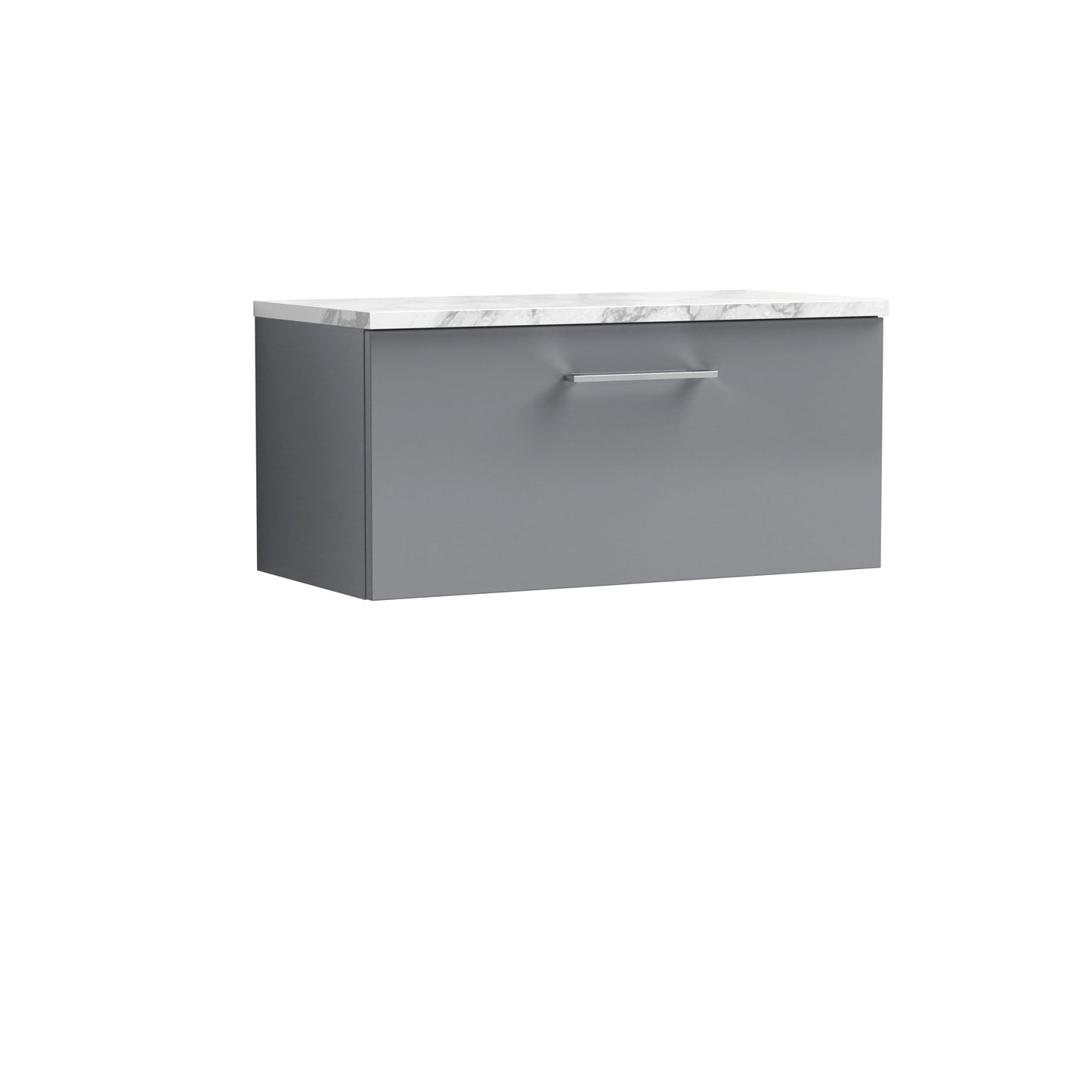 Nuie Arno 800mm Wall Hung 1 Drawer Vanity & Basin/worktop