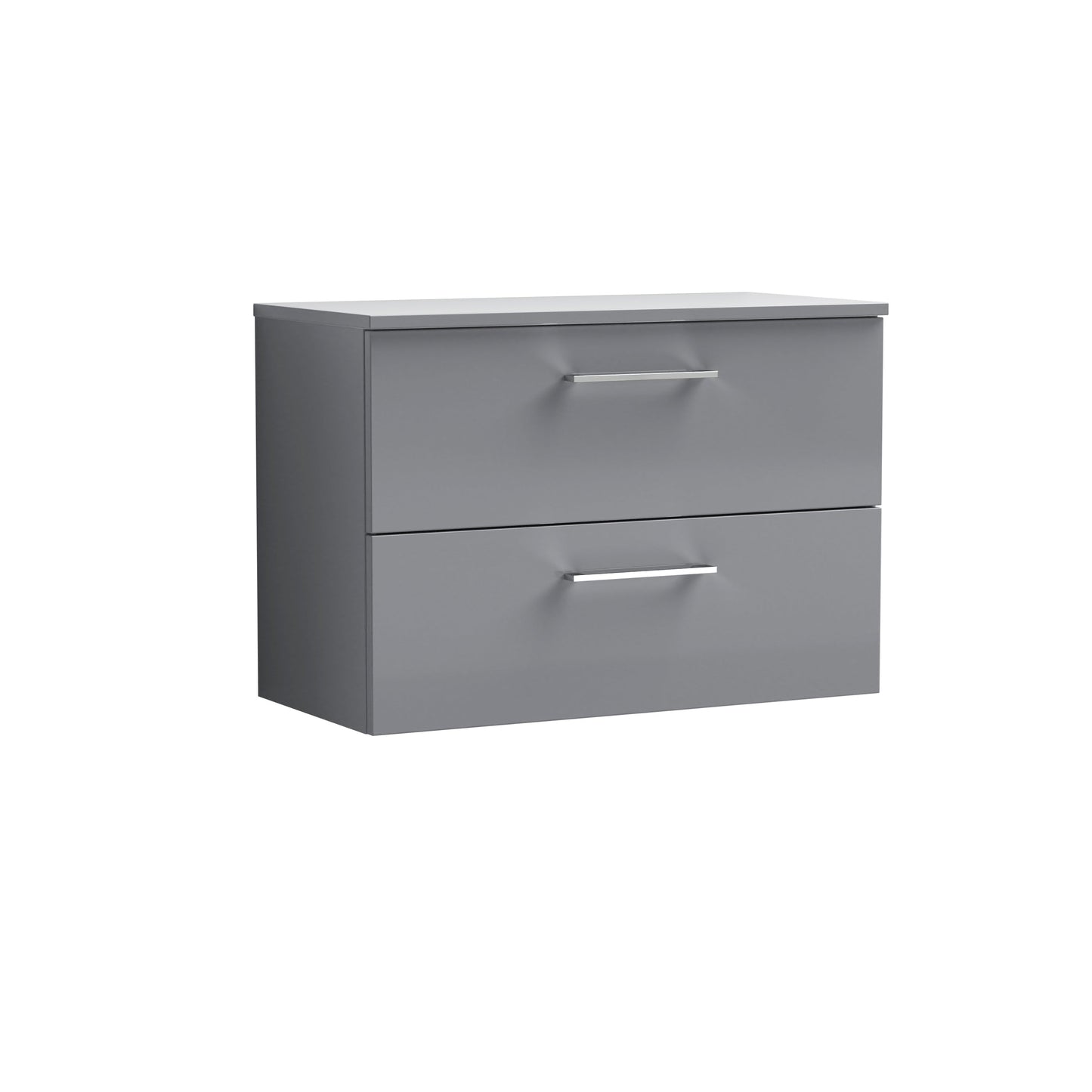 Nuie Arno 800mm Wall Hung 2 Drawer Vanity & Basin/worktop