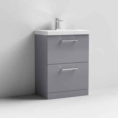 Nuie Arno Floor Standing 2 Drawer Vanity & Basin