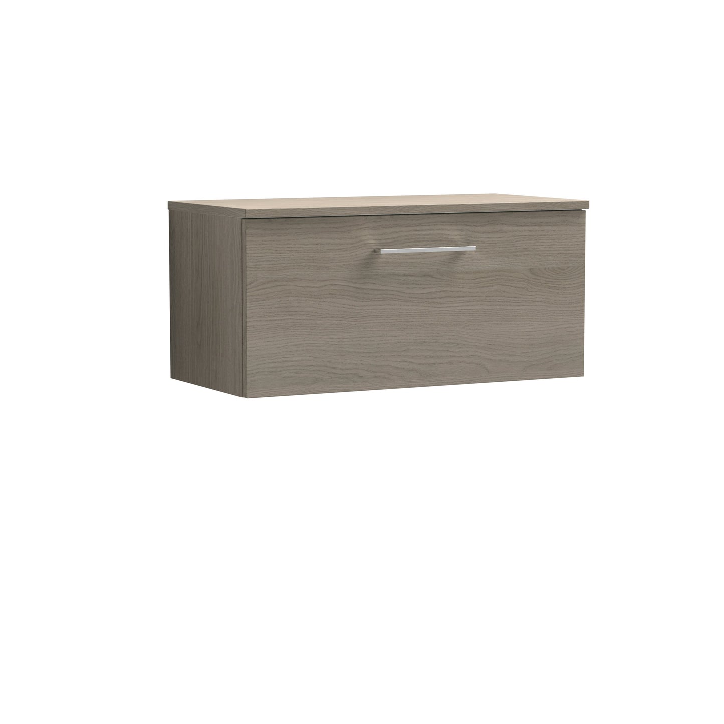 Nuie Arno 800mm Wall Hung 1 Drawer Vanity & Basin/worktop