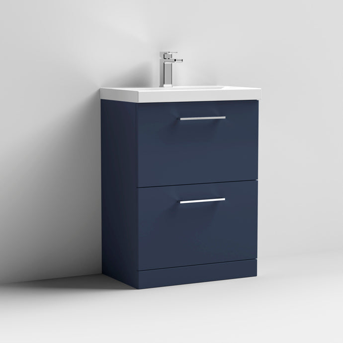 Nuie Arno Floor Standing 2 Drawer Vanity & Basin