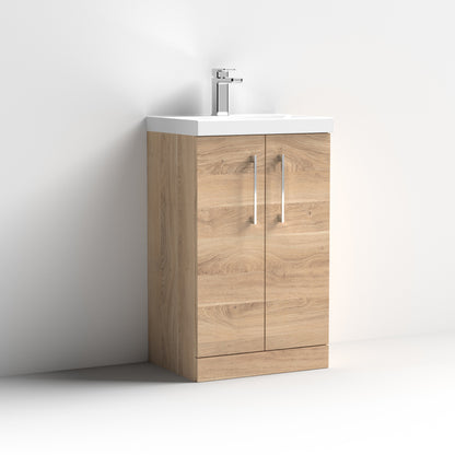 Nuie Arno 500mm Floor Standing 2 Door Vanity & Basin