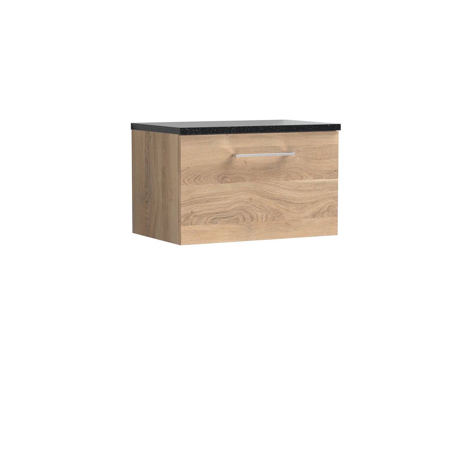 Nuie Arno 600mm Wall Hung 1 Drawer Vanity & Basin/worktop