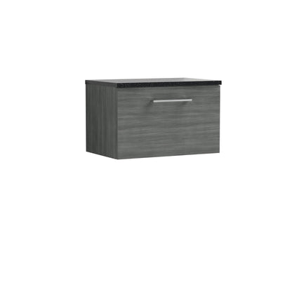 Nuie Arno 600mm Wall Hung 1 Drawer Vanity & Basin/worktop