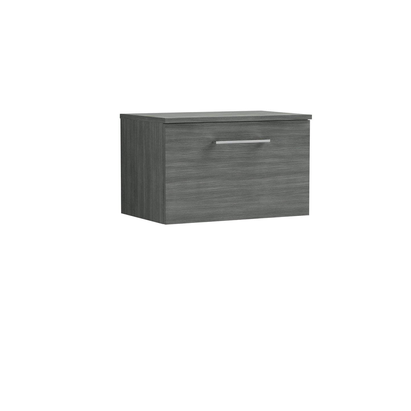 Nuie Arno 600mm Wall Hung 1 Drawer Vanity & Basin/worktop